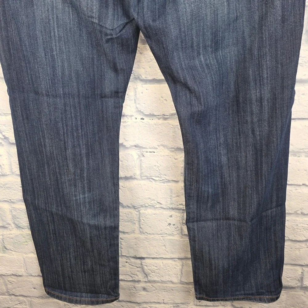Lucky Brand 221 Original Straight Mens Jeans Dark Wash Blue Denim Size 38X30